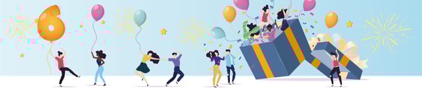 ¡Hoy think on marketing cumple 6 años!